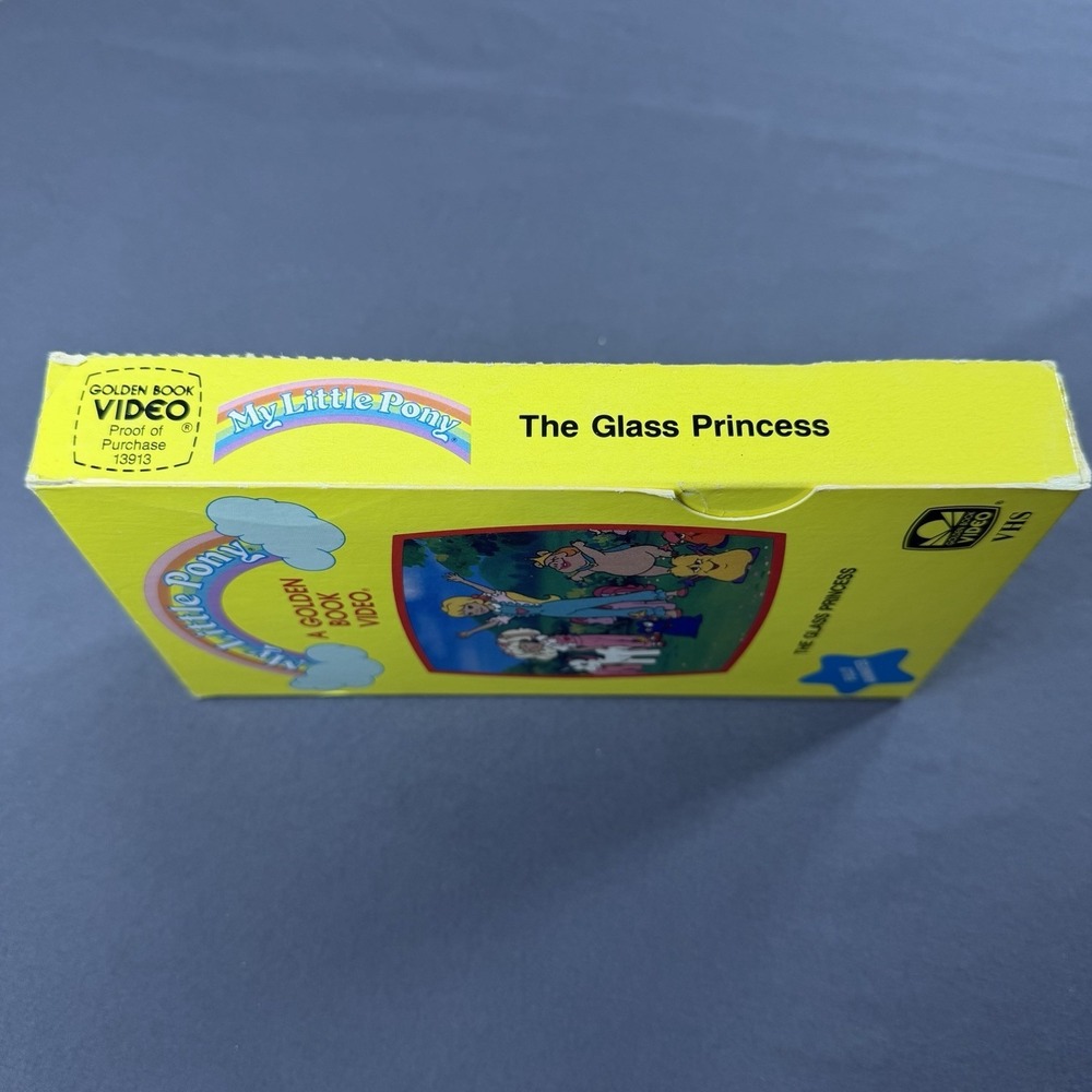 My Little Pony The Glass Princess VHS Tape Vintage Golden Book Video 1988 - Picture 4 of 4